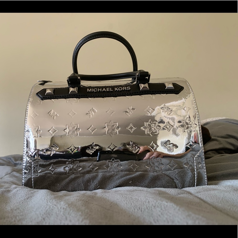Michael Kors Silver Mirror Bag